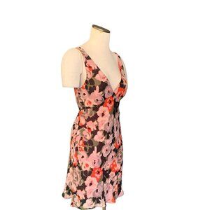 FOSSIL Floral Sleeveless V-Neck Sundress Sz 6 #210M